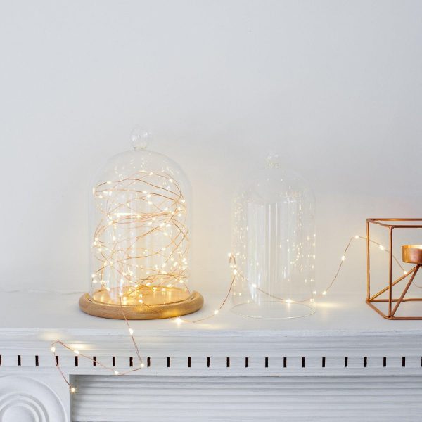 Battery Operated Lights | 20 Warm White LED Copper Micro Fairy Lights Battery Operated Lights Battery Operated Lights