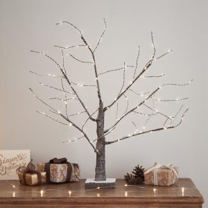 Battery Operated Lights | 65cm Snowy Pre Lit Battery Twig Tree Battery Operated Lights Battery Operated Lights