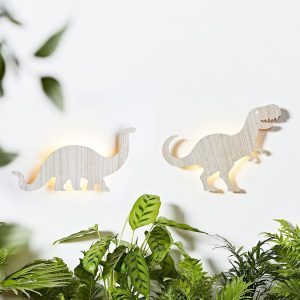 Battery Operated Lights | Dinosaur Wall Light Duo Battery Operated Lights Battery Operated Lights