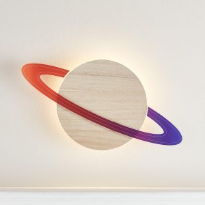 Children’s Lights | Saturn Children’s Wall Light Battery Operated Lights Battery Operated Lights