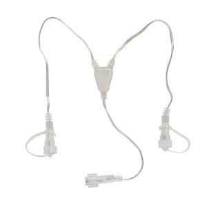 Connectors | Core Connect Clear 2 Way Y Splitter Accessories Connectors