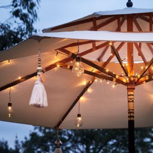 Festoon Lights | 80 LED Battery Operated Parasol Lights Festoon Lights Festoon Lights