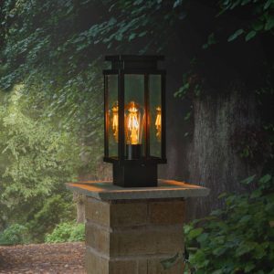 Garden Lights | Ebony Post Light Garden Lights Garden Lights