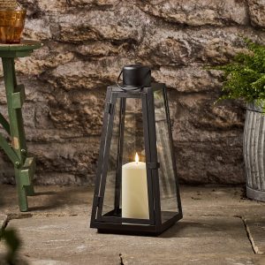 Garden Lights | Large Palma Solar Lantern with TruGlow® Candle Garden Lights Garden Lights