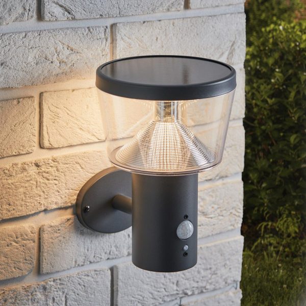 Garden Lights | Rhodes Solar Wall Light with Motion Sensor Garden Lights Garden Lights