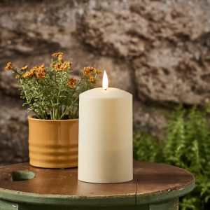 Garden Lights | TruGlow® Solar Pillar LED Candle 12.5cm Garden Lights Garden Lights