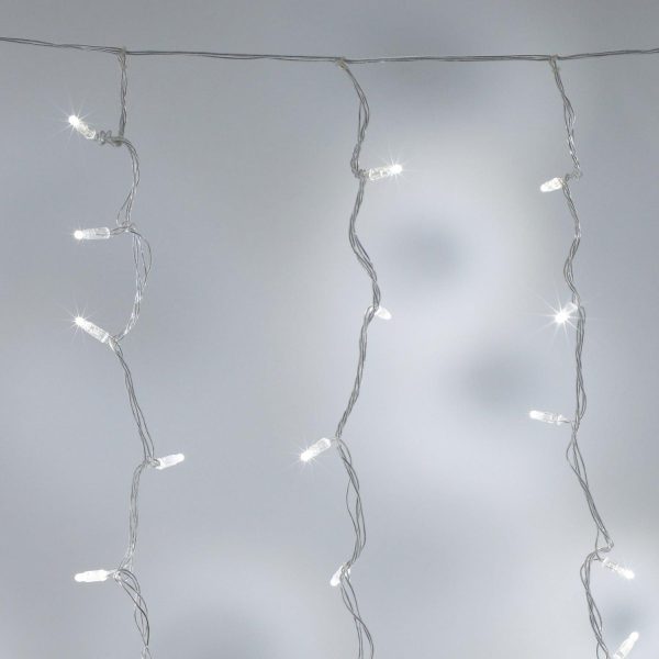 Indoor Curtain Lights | Core Connect 10m x 1m 480 White Connectable Curtain Lights Clear Cable Indoor Indoor Curtain Lights