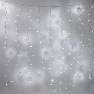 Indoor Curtain Lights | Core Connect 2m x 3m 288 White Connectable Curtain Lights Clear Cable Indoor Indoor Curtain Lights