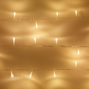 Indoor Fairy Lights | 50 Warm White LED Indoor Fairy Lights On Clear Cable with Remote Indoor Indoor Fairy Lights