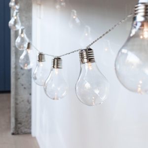 Indoor Festoon Lights | 10 Warm White Edison Battery Festoon Lights Battery Operated Lights Battery Operated Lights