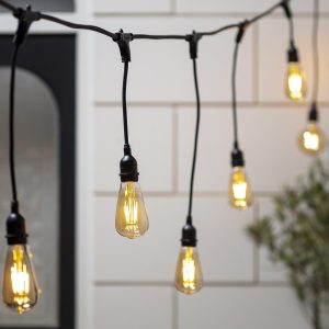 Indoor Festoon Lights | Ingenious Connect 10 Squirrel Cage Bulb Festoon Light Bundle Staggered Drop Indoor Indoor Festoon Lights