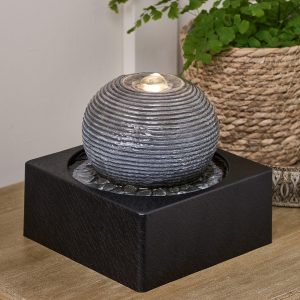 Indoor Water Features | Whernside Sphere Table Top Fountain Indoor Indoor Water Features