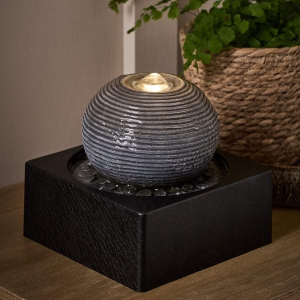 Indoor Water Features | Whernside Sphere Table Top Fountain Indoor Indoor Water Features