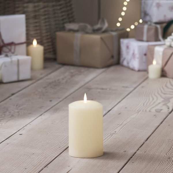 LED Candles | TruGlow® Ivory LED Chapel Candle 15cm Battery Operated Lights Battery Operated Lights