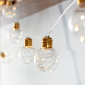 Micro Fairy Lights | Brass Micro Battery Festoon Lights Battery Operated Lights Battery Operated Lights