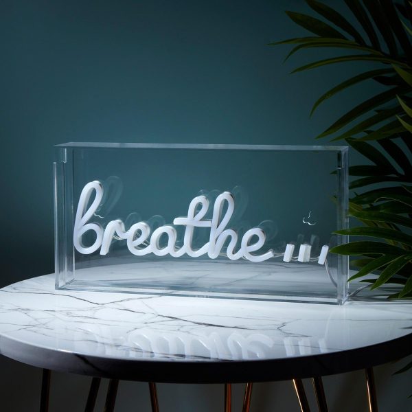 Neon Lights | Breathe Neon Wall Light Indoor Neon Lights