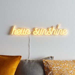 Neon Lights | Hello Sunshine Neon Wall Light Children's Lights Children's Lights