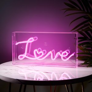 Neon Lights | Pink Love Neon Wall Light Children's Lights Children's Lights