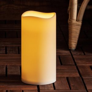 Outdoor Battery Lights | Large Port Isaac Battery Outdoor LED Candle Lights Outdoor Battery Lights