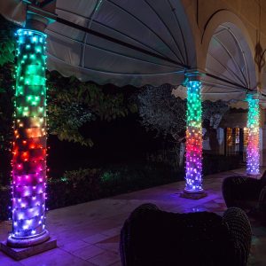 Outdoor Fairy Lights | 20m Twinkly Smart App Controlled String Lights 250 LED Multi Coloured Lights Outdoor Fairy Lights