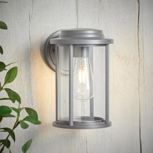 Outdoor Lanterns | Grey Lantern Outdoor Wall Light Lights Outdoor Lanterns