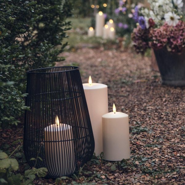 Outdoor Lanterns | Large Melbourne Garden Lantern with TruGlow® Candle Lights Outdoor Lanterns