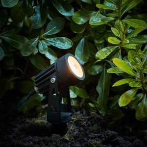 Outdoor Spotlights | Set of 4 LED Premium IP65 Solar USB Spotlights Garden Lights Garden Lights