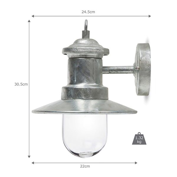 Outdoor Wall Lights | Garden Trading St Ives Ship Outdoor Wall Light Garden Lights Garden Lights