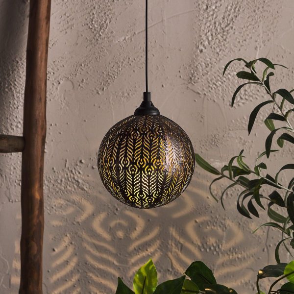 Solar Lights | Moroccan Hanging Solar Lanterns Bundle Lights Outdoor Lanterns