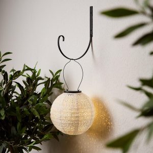 Solar Lights | Tyvek Solar Lantern & Hanging Hook Bundle Garden Lights Garden Lights