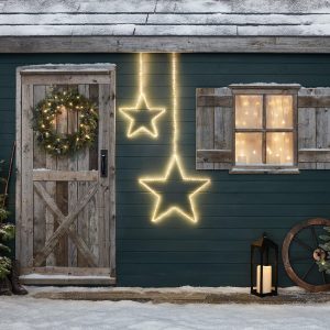 Star Lights | Outdoor Hanging Star Light Duo Indoor Star Lights